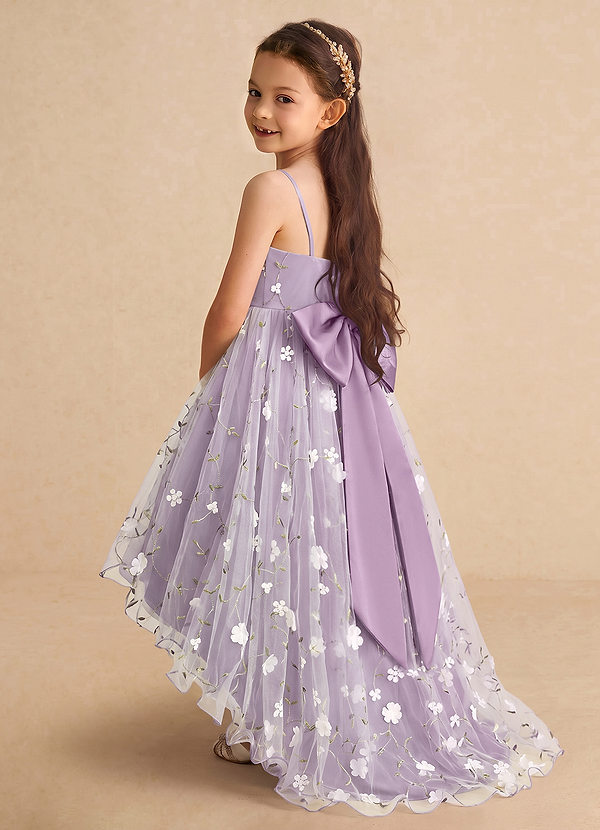 Celia Flower Girl Dresses Wisteria A-Line Spaghetti Strap Tulle Dress image1