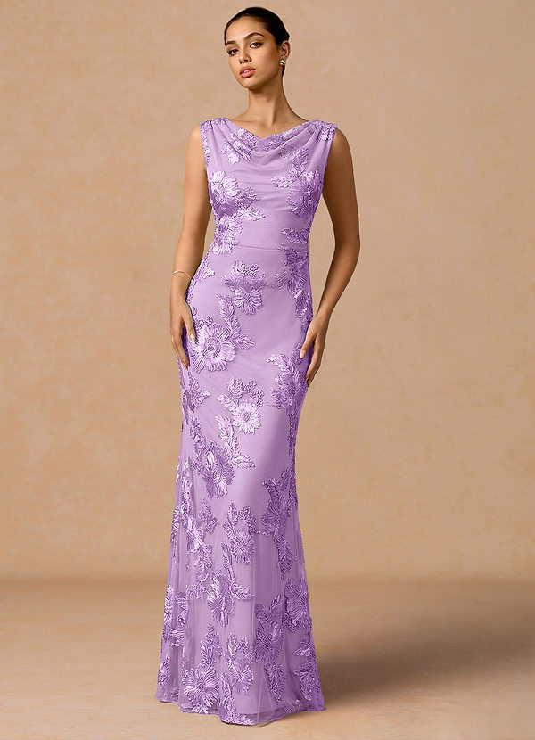 Elowis Frosted Lilac Maxi Dress image1