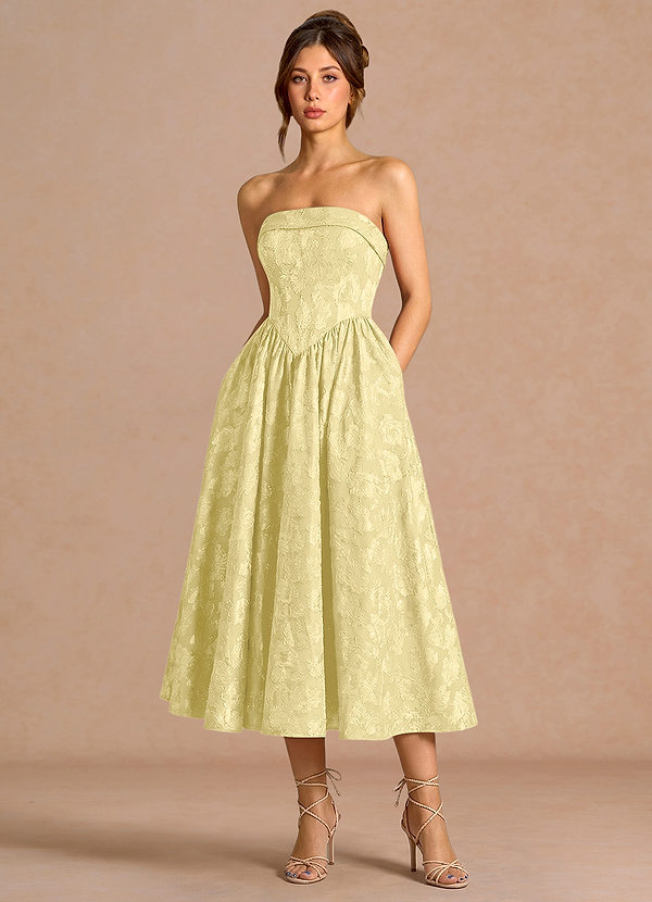 Sadie Lemon Sorbet Midi Dress image1