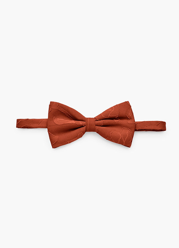 front Floral Burnout Adjustable Bow Tie