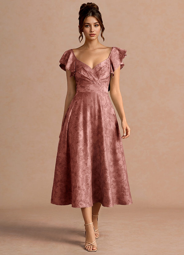 Robe Midi Rosier Millésimé Leilani image1