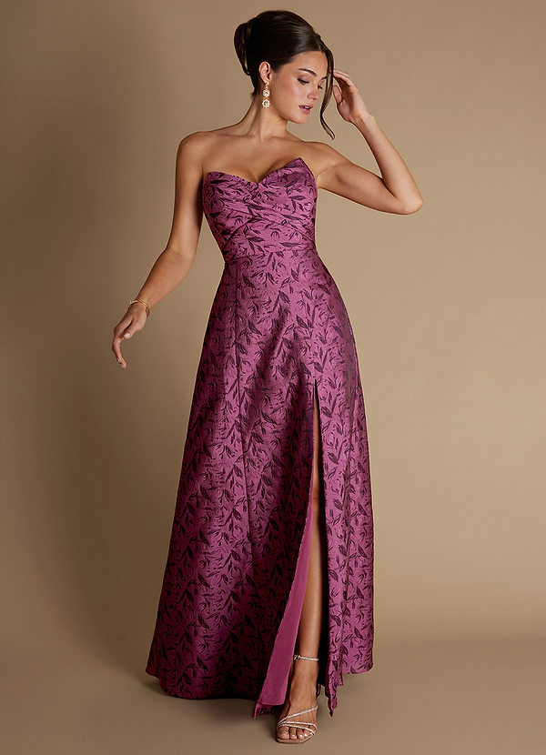 Effy Plum Rose Gown image1