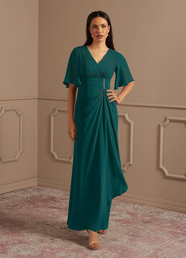 Peacock Azazie Carson Mother of the Bride Dress Mother of the Bride ...