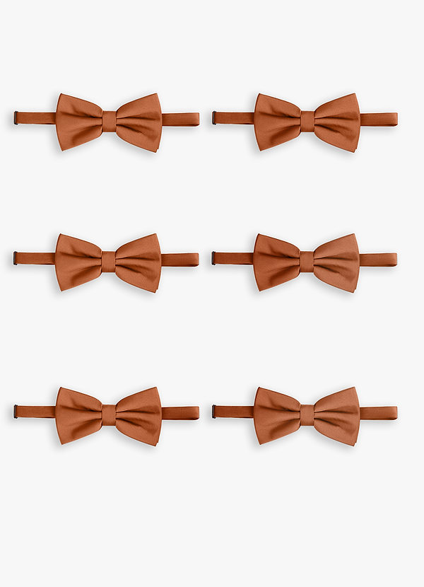 front Nœud papillon extensible en satin ajustable – Ensemble de 6 pièces