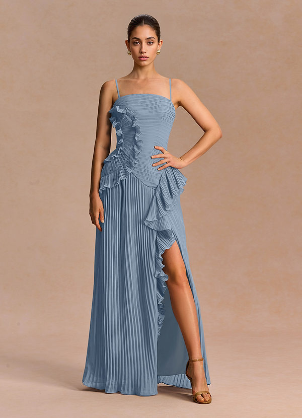 vestido Maxi Pó Azul Brylee image1