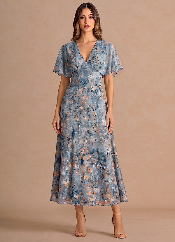 Kleid Saffira Puderblau image1