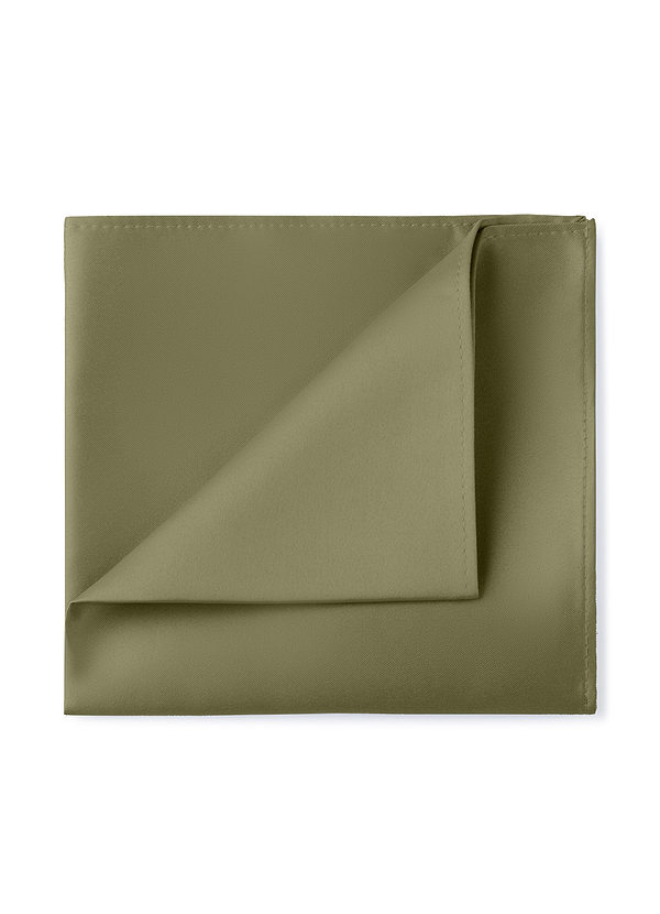 front Pochette de costume en satin mat