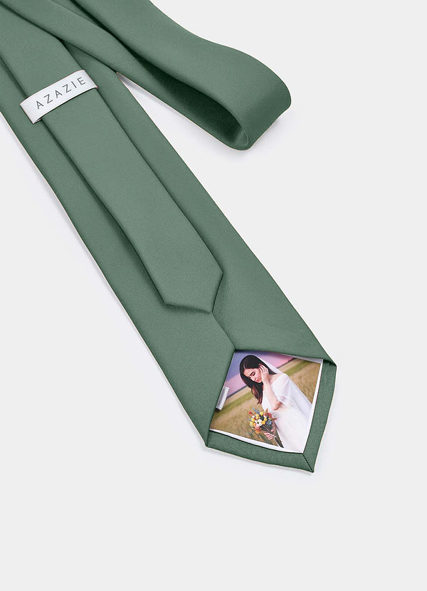 front Matte Satin Custom Photo Tie – Personalized Necktie