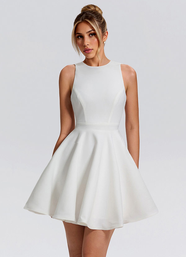 Robe Mini Blanc Fenella image1