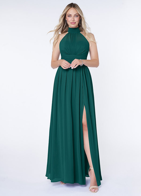 Azazie Iman Peacock Bridesmaid Dresses Azazie