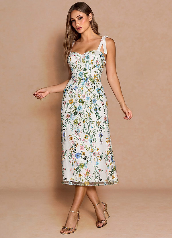 Amarie White Midi Dress image1