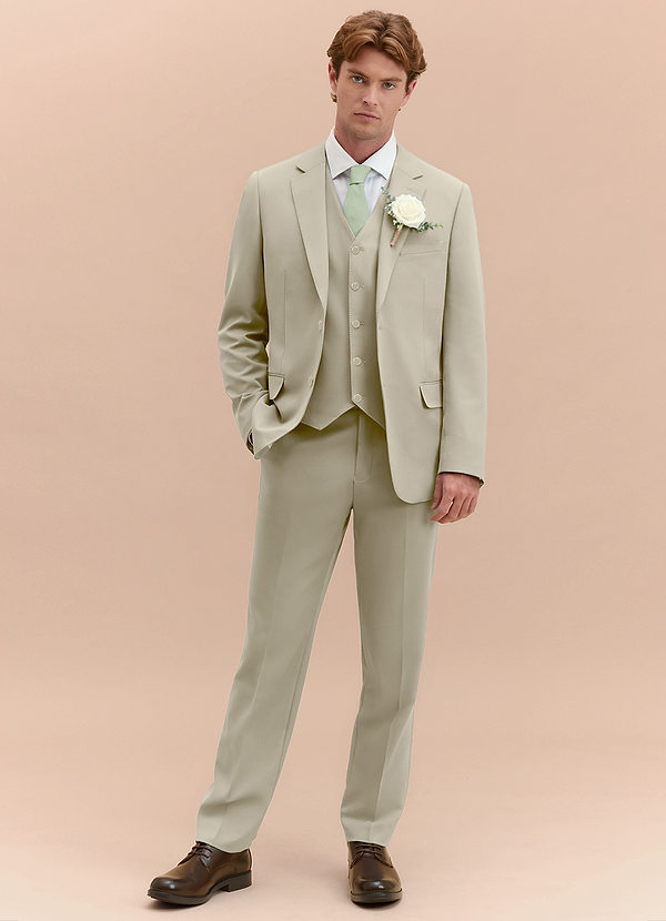 James Tan Structured Stretch 3-piece suit | Suit Sets |Azazie CA