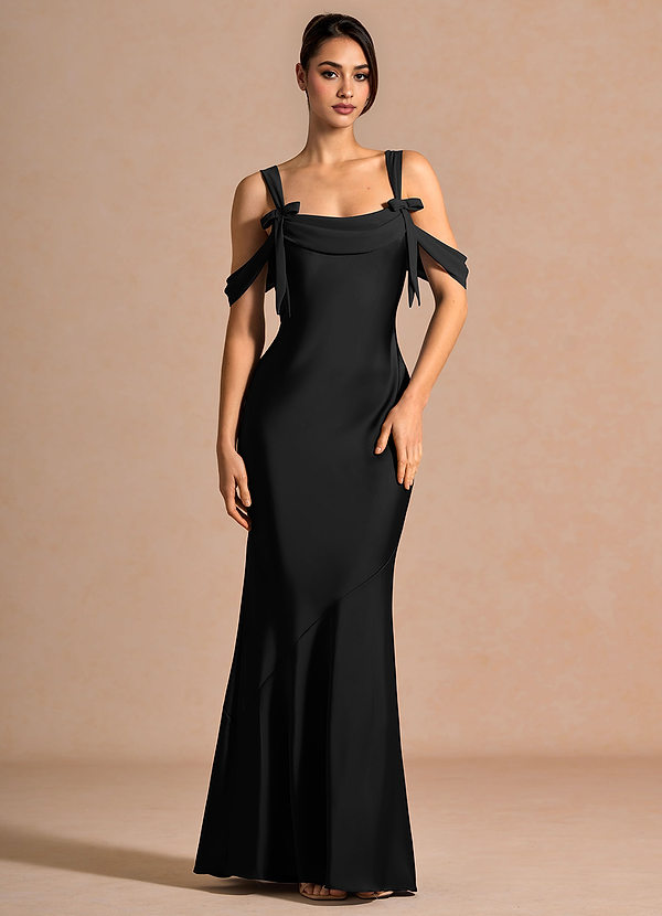 Robe Longue Noir Ariane image1