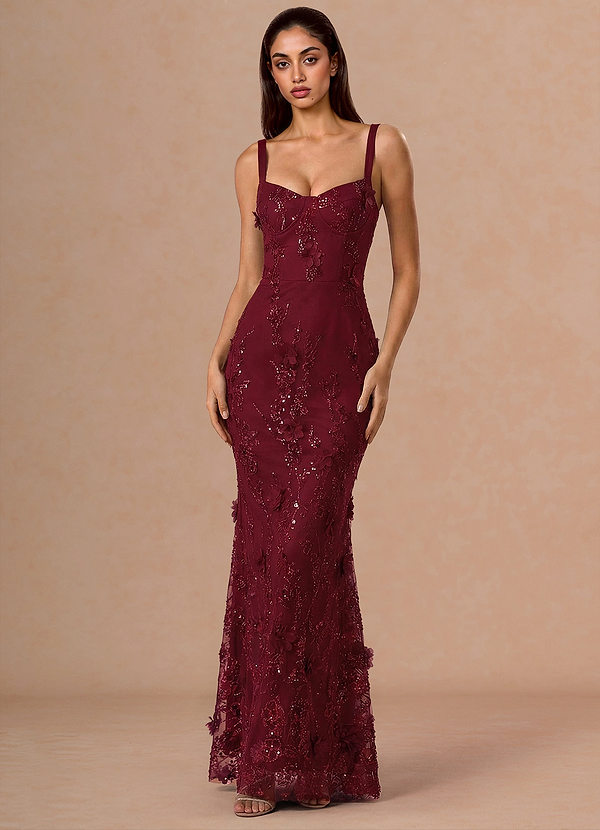 Girella Wine Maxi Dress image1