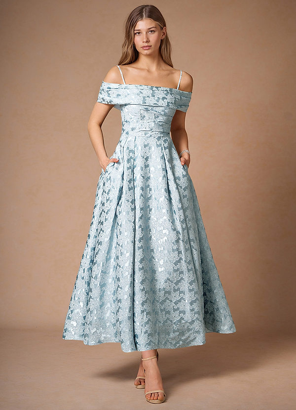 Maelys Eisblau Midikleid image1