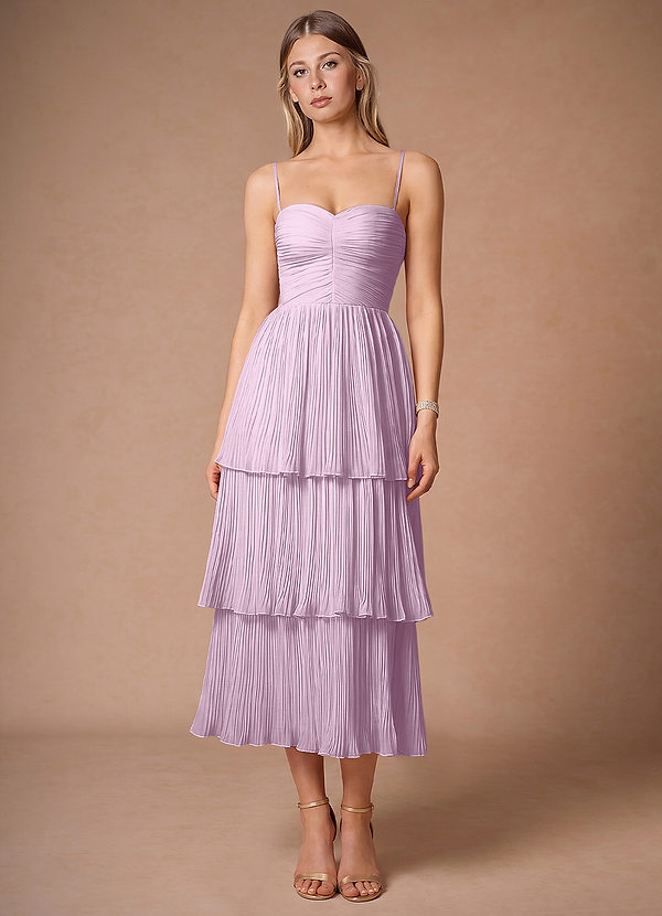 Isla Frosted Lilac Midi Dress image1
