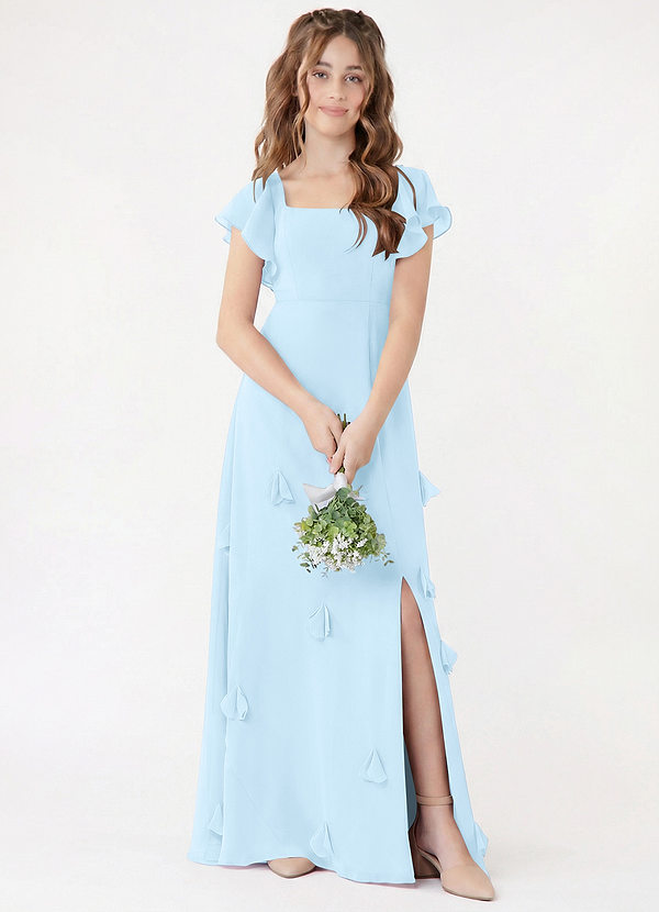 front Azazie Selene Junior Formal Dress