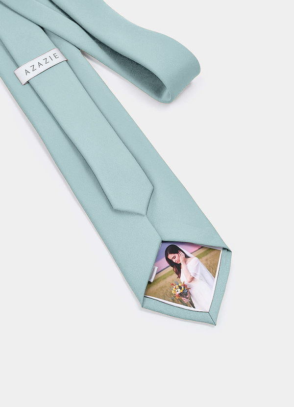front Matte Satin Custom Photo Tie – Personalized Necktie