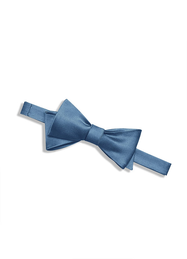 front Matte Satin Bow Tie