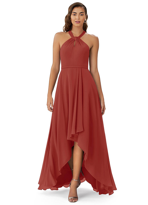 Terracotta Azazie Amdis Bridesmaid Dresses Azazie