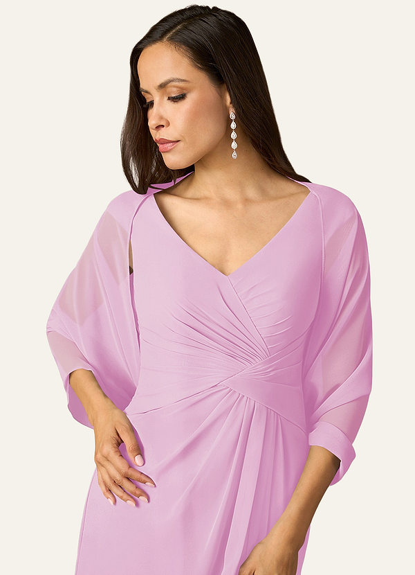 front Azazie Matching Color Sarah Chiffon Wrap