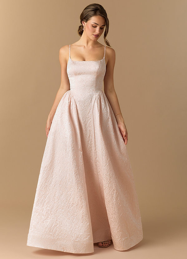Maxi jurk Brionne Roze Parel image1