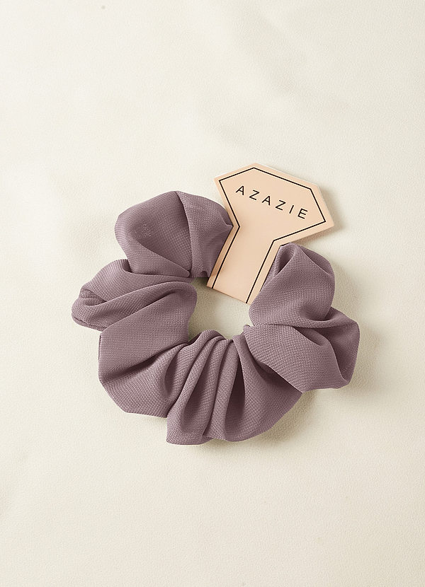 front Matching Color Bridesmaid Chiffon Over Size Scrunchie Set