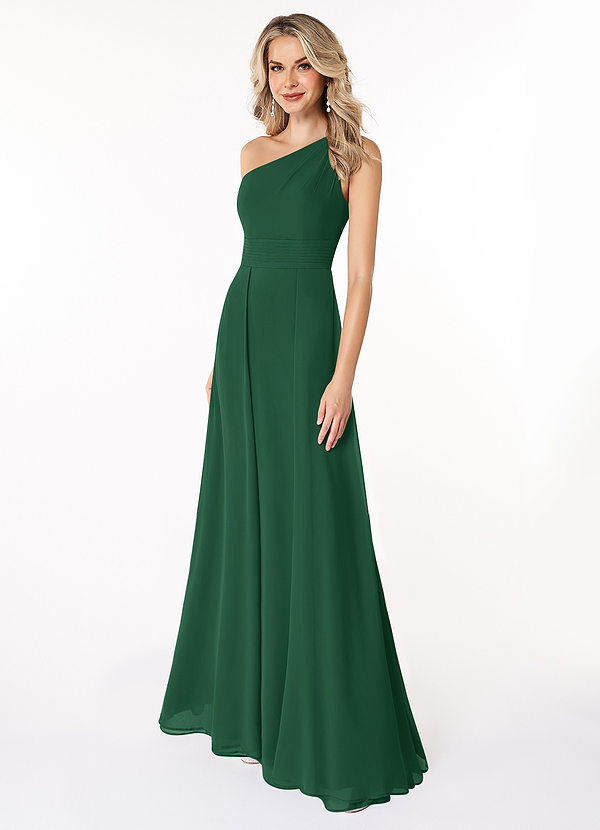 Dark Green Azazie Dallas Bridesmaid Dresses | Azazie