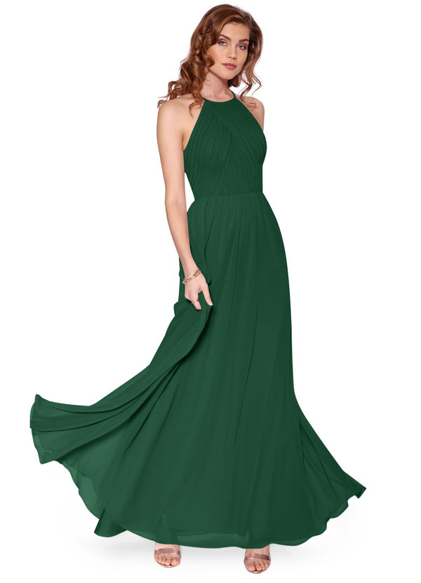 Dark Green Azazie Joy Bridesmaid Dresses | Azazie