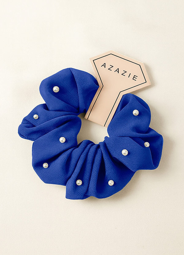 front Bruidsmeisjes Chiffon Parel Oversize Scrunchie