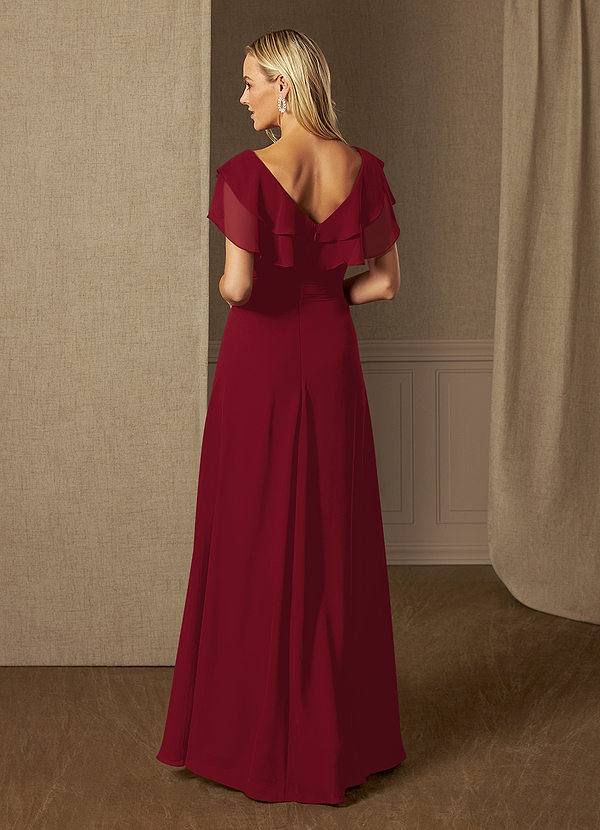 back Azazie Snapdragon Mother of the Bride Dress