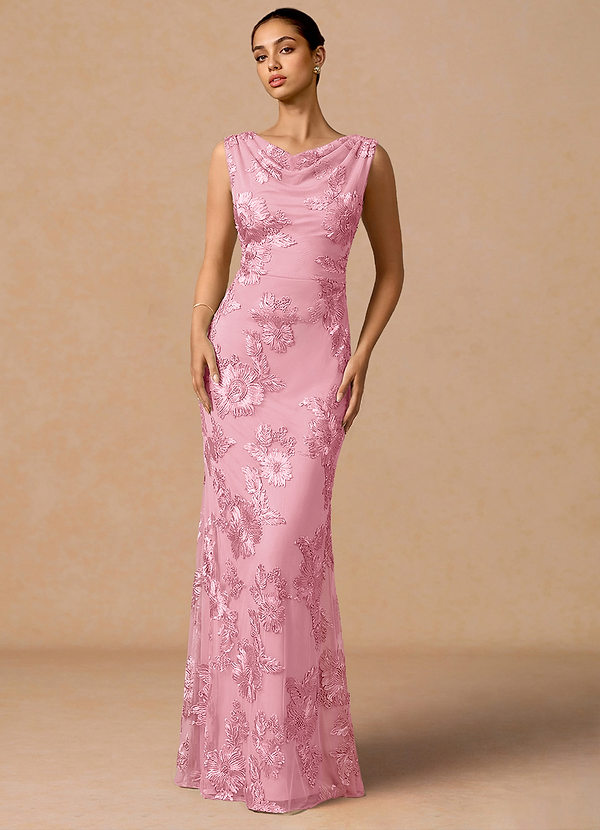 Elowis Pink Maxi Dress image1