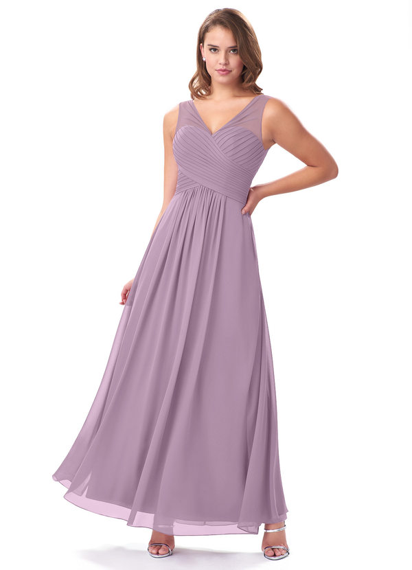lavender frost bridesmaid dress