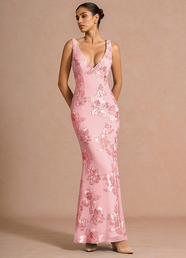 Ivellea Pink Maxi Dress image1