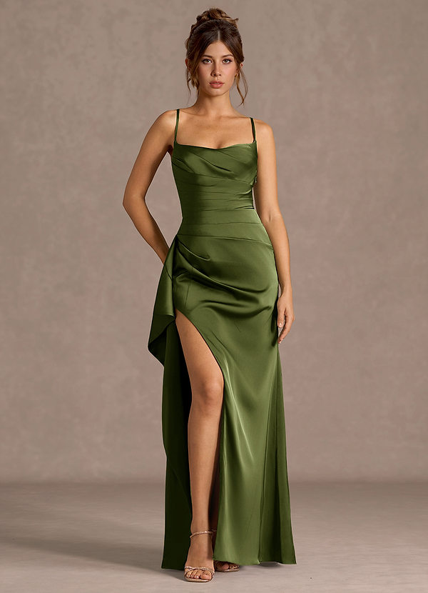 Sarai Olive Maxi Dress image1