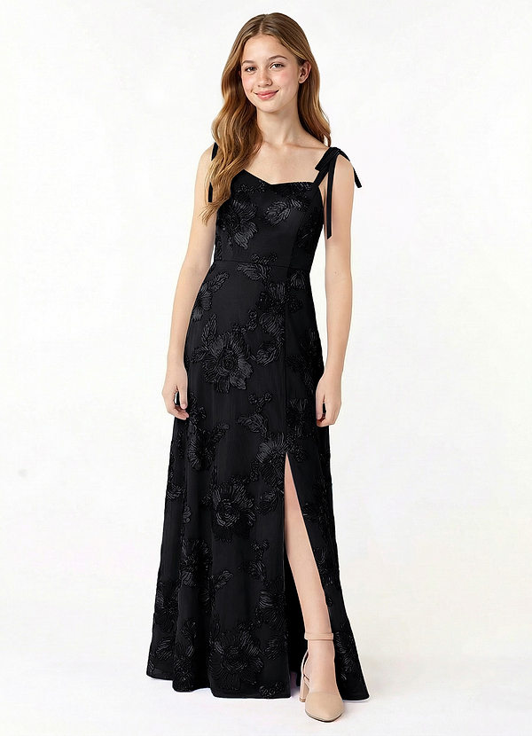 front Azazie Rosey Junior Formal Dress