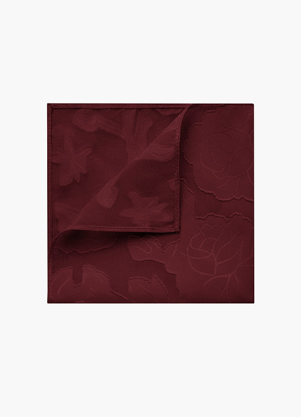 front Floral Burnout Pocket Square