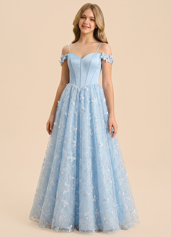 front Azazie Hadley Junior Formal Dress