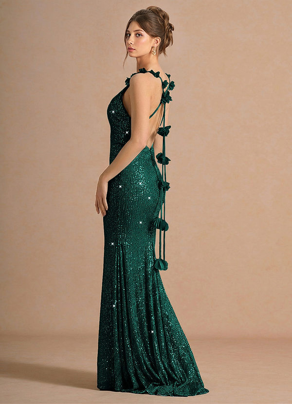 Robe Longue Vert Chasseur Elorae image1