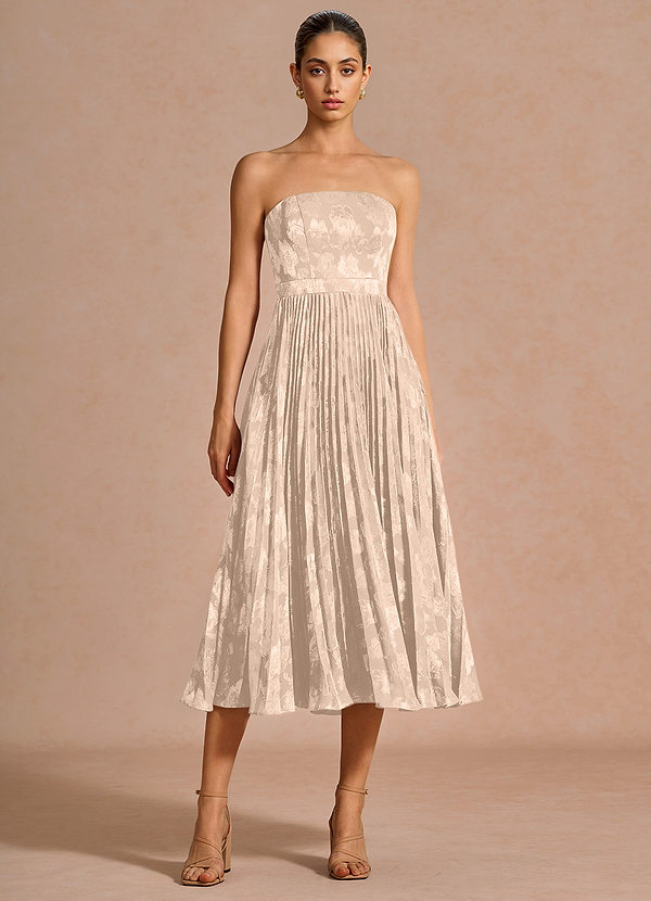 vestido Midi Creme Coral image1