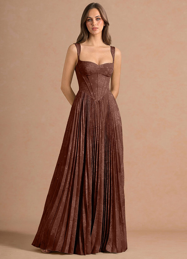 Vestido Mocha Coco Largo Kireth image1