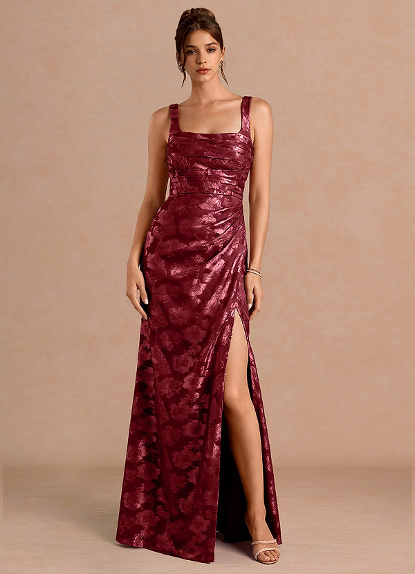 Kalina Wine Maxi Dress image1
