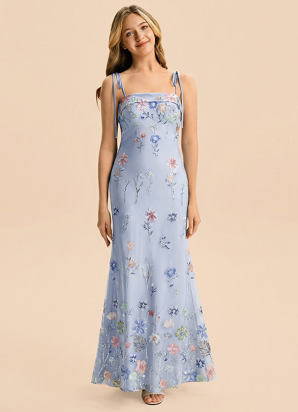 front Azazie Lia Junior Formal Dress