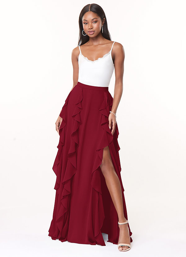 Burgundy Azazie Alga Separates | Azazie