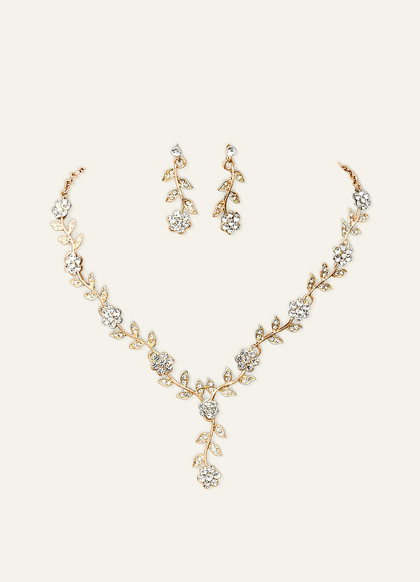 front Floral Vine Jewelry Set