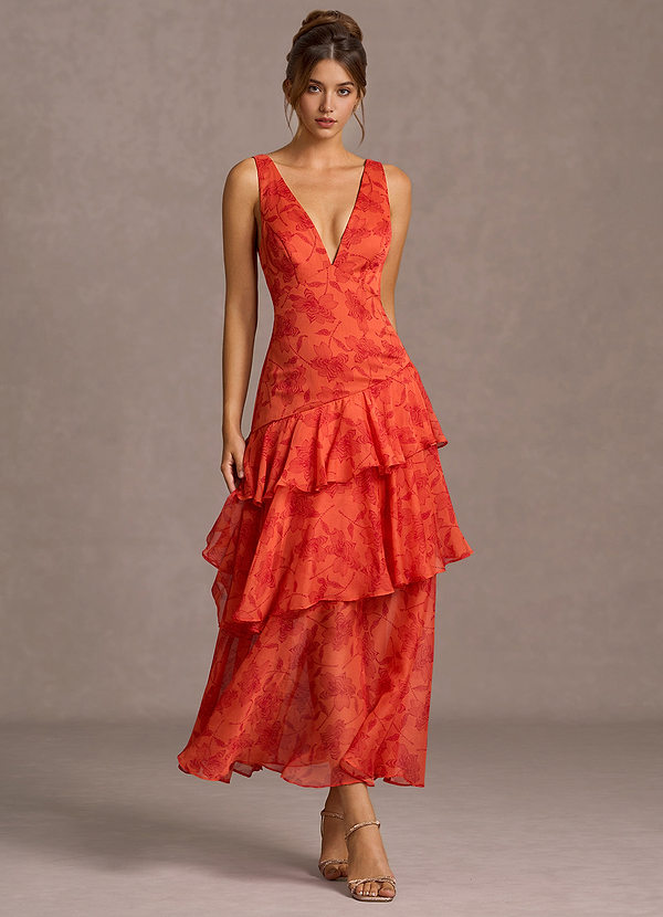 Serenity Tangerine Maxi Dress image1