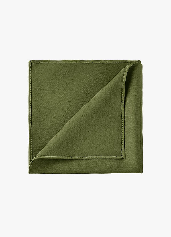 front Stretch Satin Pocket Square