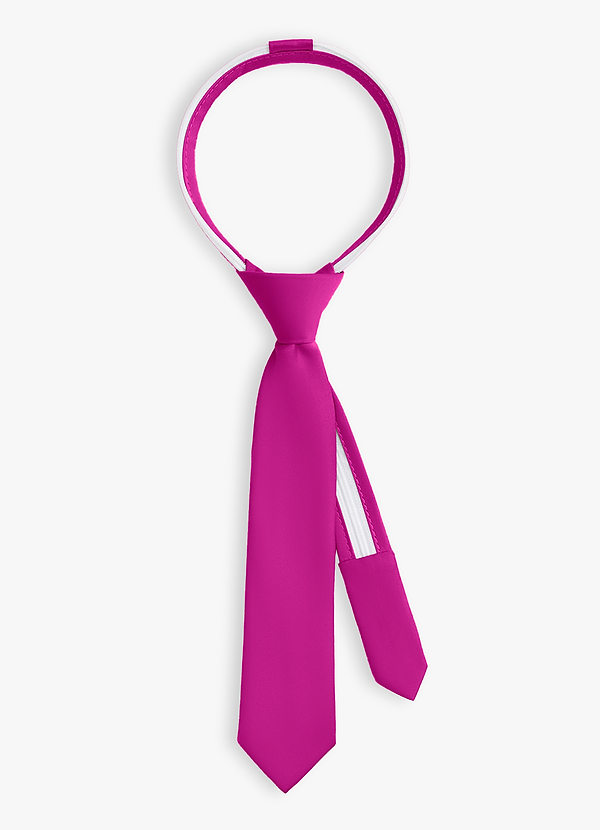 front Pré-noué en satin mat pour garçon