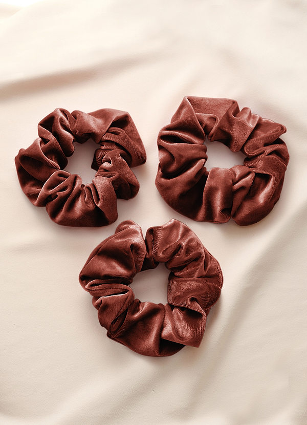 front Bridesmaid Velvet Scrunchies