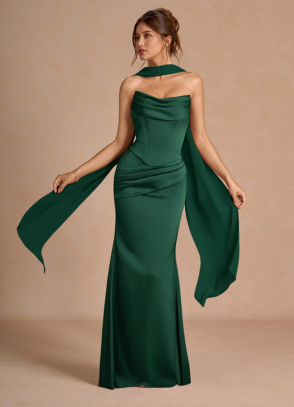 Sorrel Emerald Green Corset Two-Piece Sets image1
